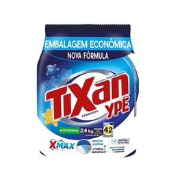 Lava Roupas Pó Tixan Primavera 2,4Kg Sachê