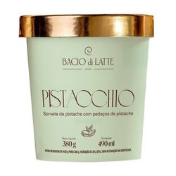 Sorvete Baccio Di Latte 490ml Pistacchio