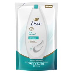 Sabonete Líquido Dove Pele Sensível 200ml Refil