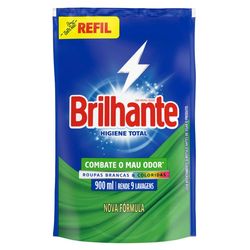 Lava Roupas Líquido Brilhante Higiene Total 900ml Refil