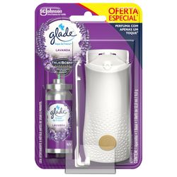 Desodorizador Glade Toque de Frescor Aparelho + Refil Lavand