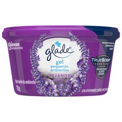 Desodorizador Glade Gel Pequenos Ambientes Lavanda 70g