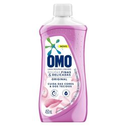 Sabão Líquido Omo Roupas Finas e Delicadas Original 450ml