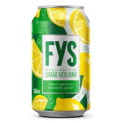Refrigerante Fys 350ml Lata Limão
