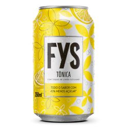 Água Tônica Fys 350ml Lata