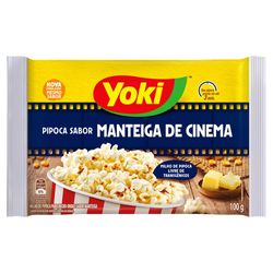 Pipoca Micr Yoki 100g Manteiga De Cinema