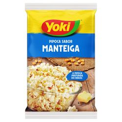 Pipoca Microondas Yoki 50g Manteiga 100% Integral