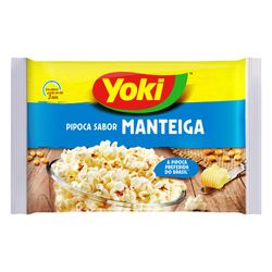 Pipoca Microondas Yoki 100g Manteiga