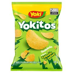 Salgadinho Batata Yokitos 45g Ondulada Cebola Salsa