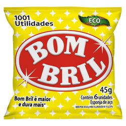 Lã De Aço Bombril Com 6 Unidades