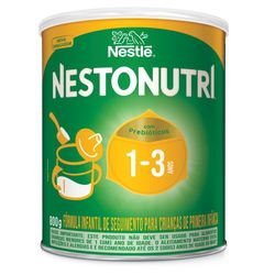 Fórmula Infantil Nestonutri 1 a 3 anos Com Prebióticos 800g