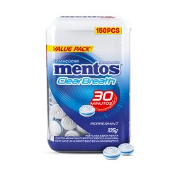 Pastilha Mentos Clear Breath Peppermint 105g