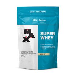 Suplemento Pó Whey Max Titanium Baunilha 900g Sachê