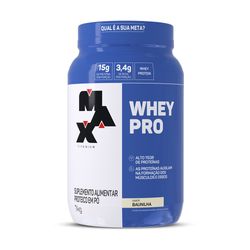 Suplemento Pó Whey Max Titanium Baunilha 1Kg