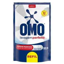 Sabão Líquido Refil Omo Lavagem Perfeita 900ml