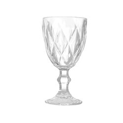 Taça Vidro Diamond Gamma Transparente 340ml