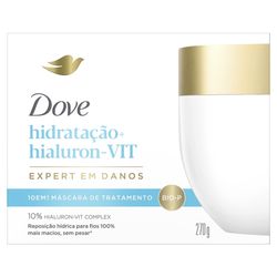 Máscara de Tratamento Dove Hidratação + Hialuron-vit 270g