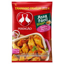 Coxinha Asa Frango Perdigao 1kg Temperada Assa Facil