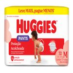 FRALDA-HUGGIES-SUPR-CARE-M-C-72-ROUP