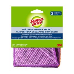 Pano Multiuso Scotch Brite Com 2 Esfrega Seca