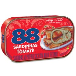 Sardinha 88 125g Molho Tomate