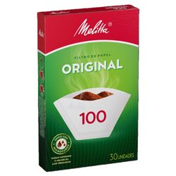 Filtro de papel Melitta 100 Com 30 unidades