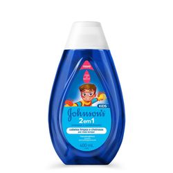 Shampoo e Condicionador Infantil Jonsons Baby 2 em 1 400ml
